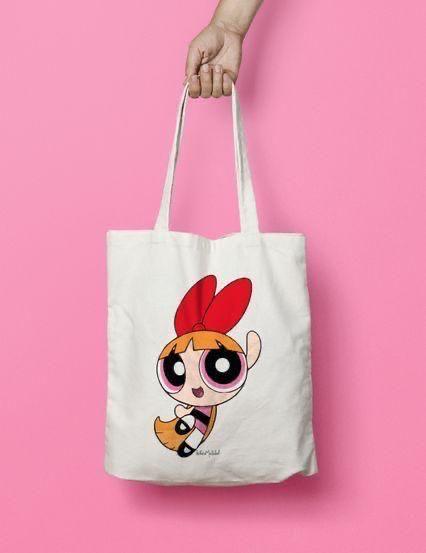 Power Puff Girls Canvas Tote
