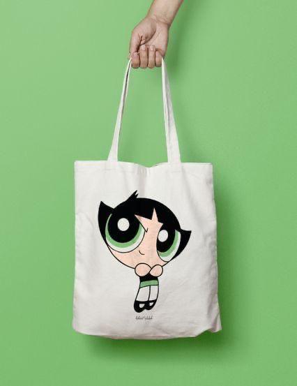 Power Puff Girls Canvas Tote