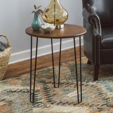 Sumptuous Wooden Top with Hairpin Legs