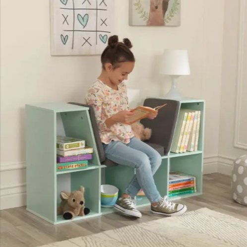 The Nook Bookcase Storage Shelve Organizer Kids Rack - waseeh.com