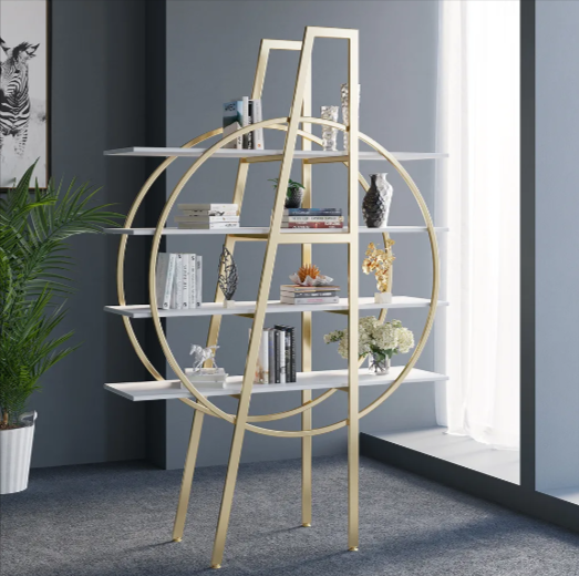 Gleaming Orbit Living Room Bookcase Shelve Organizer Rack Decor - waseeh.com