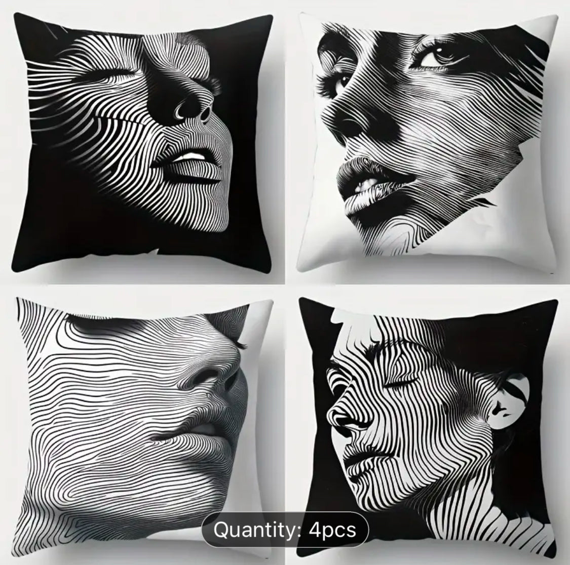 Ink & Grace Cushion Covers Pack Of 4