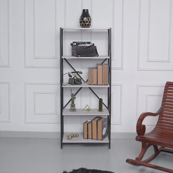 Vicarage Living Room Bookcase Organizer Storage Rack - waseeh.com