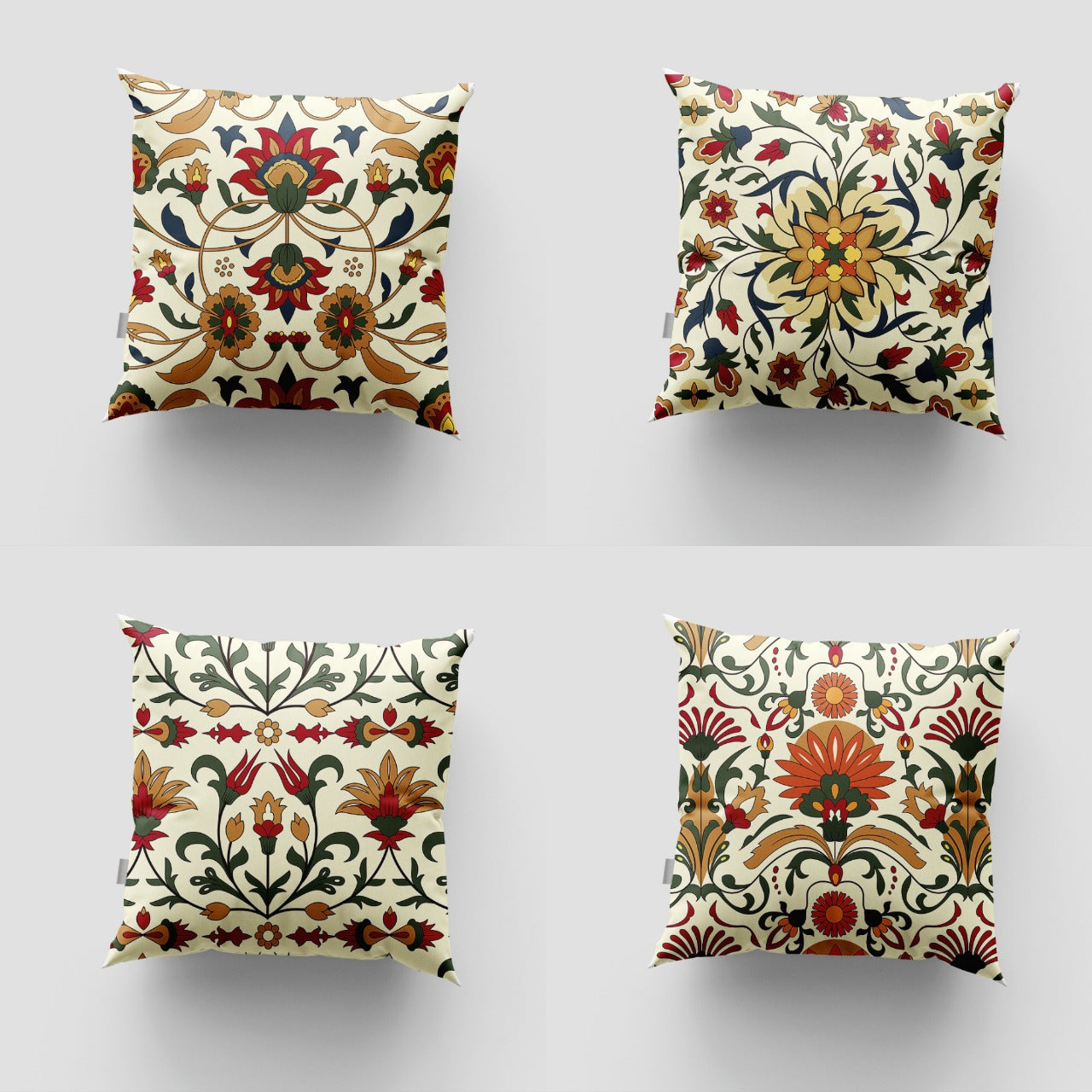 Persian Style Throw Covers Pack of 4