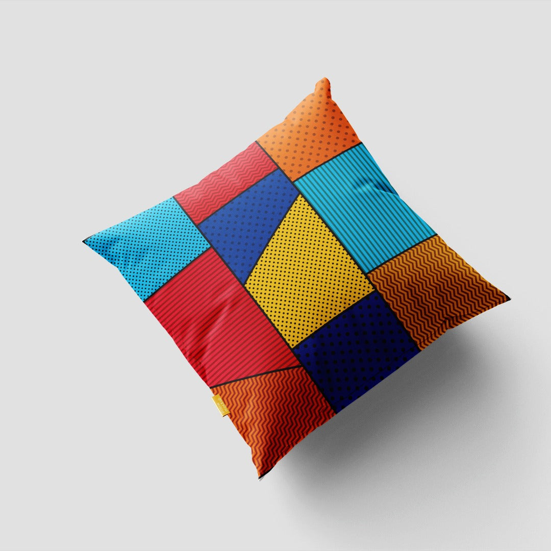 Dotted Popart Cushion Case Pack of 4
