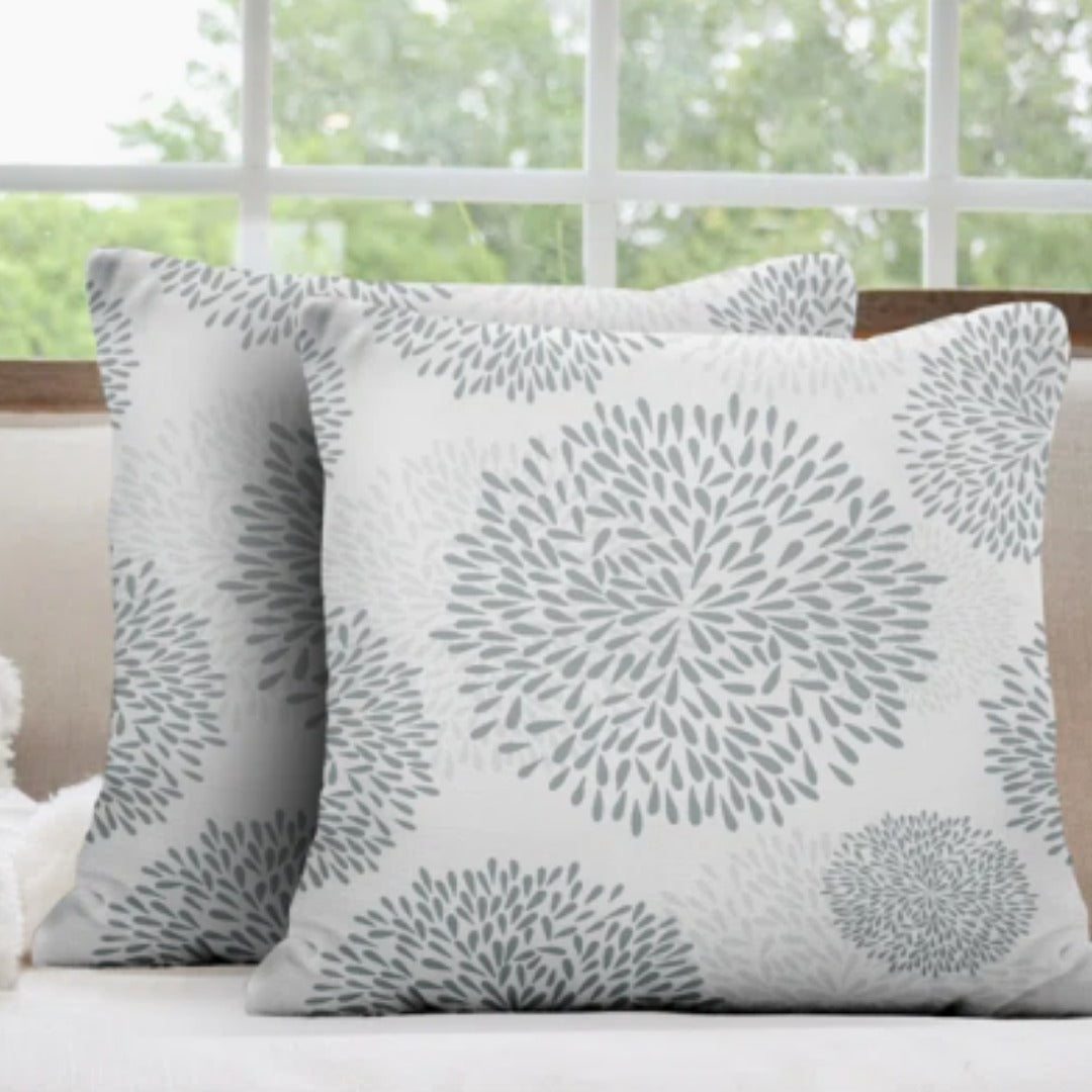 Floral Indoor Throw Cover Pack of 2