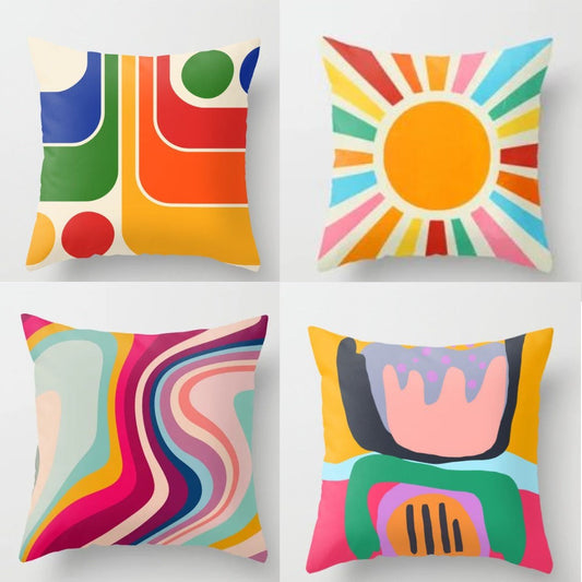 Spring summer Vibes Cushion Cover Pack of 4