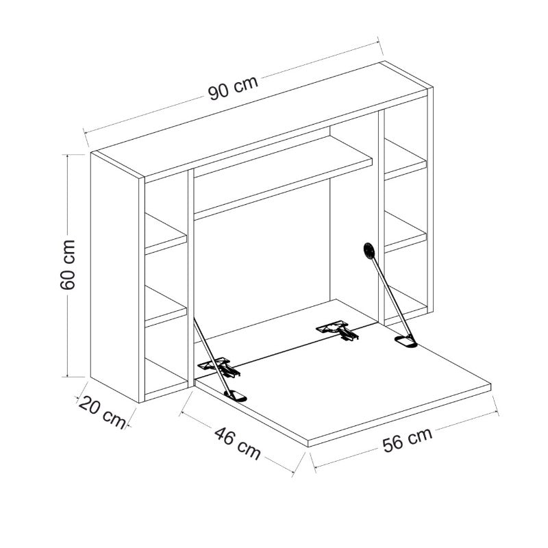 Wall Mounted Work Floating Rack Shelve - waseeh.com