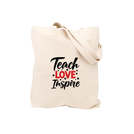 Teching Vibes Canvas Tote